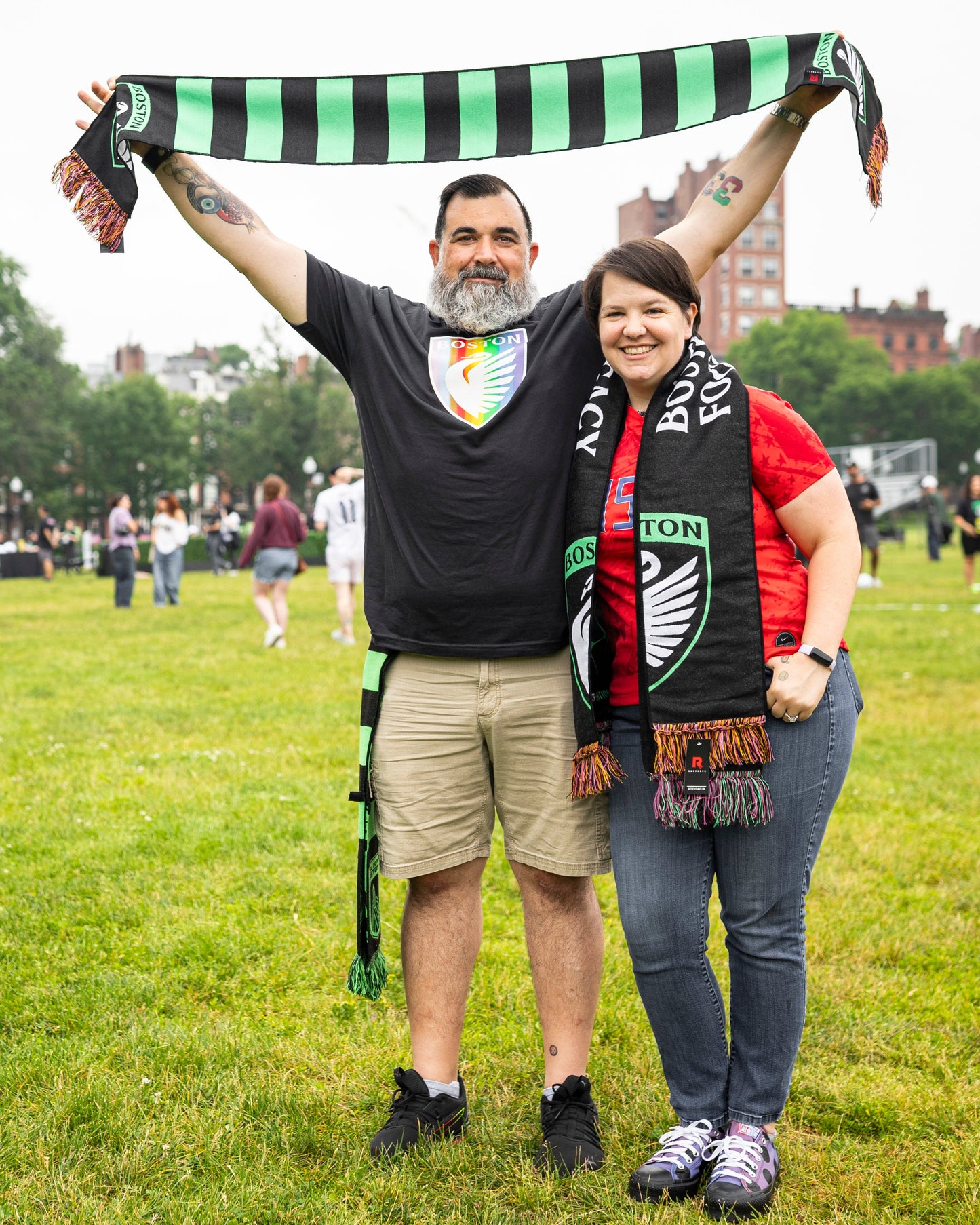 Boston Legacy FC Hand-Blended Pride Sueded Tee