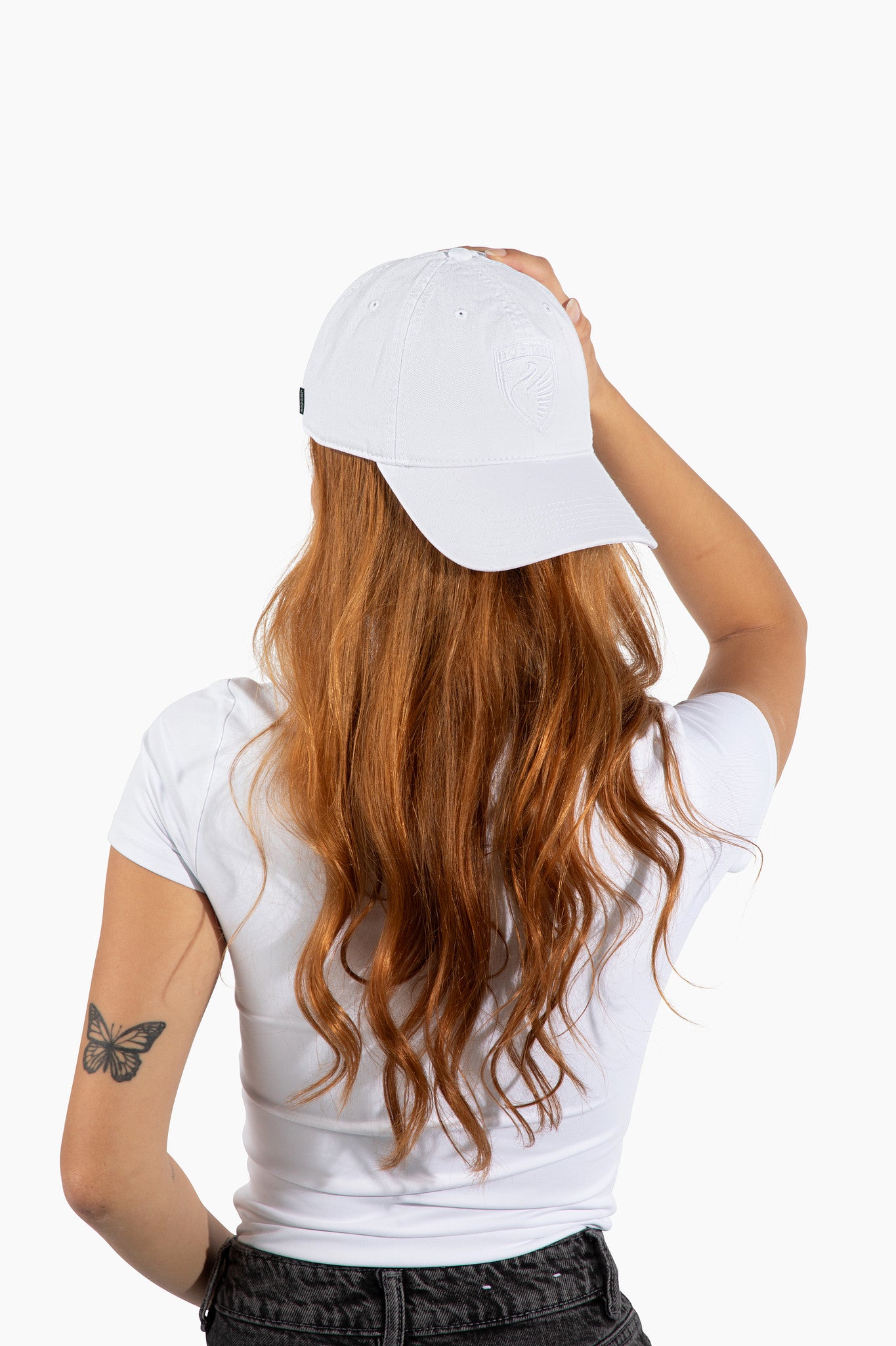 Boston Legacy FC Tonal Crest Cap in White