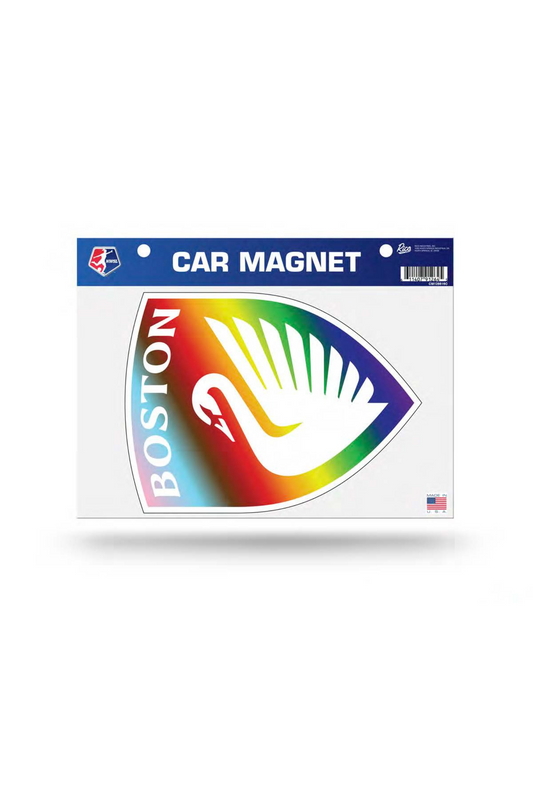 Boston Legacy FC Pride Die-Cut Car Magnet