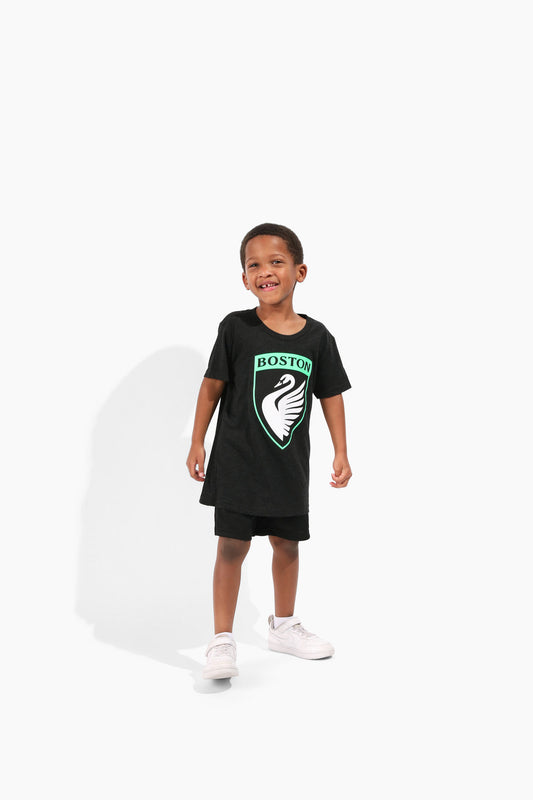 Boston Legacy FC Youth Triblend Crest Tee