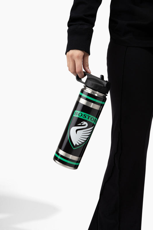 Boston Legacy FC 22 Oz Stainless Steel Water Bottle