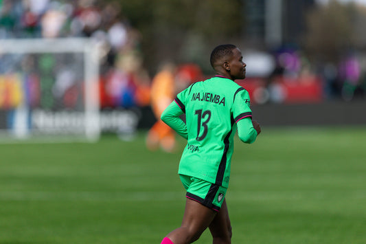Fauzia Najjemba on the field vs Gotham FC