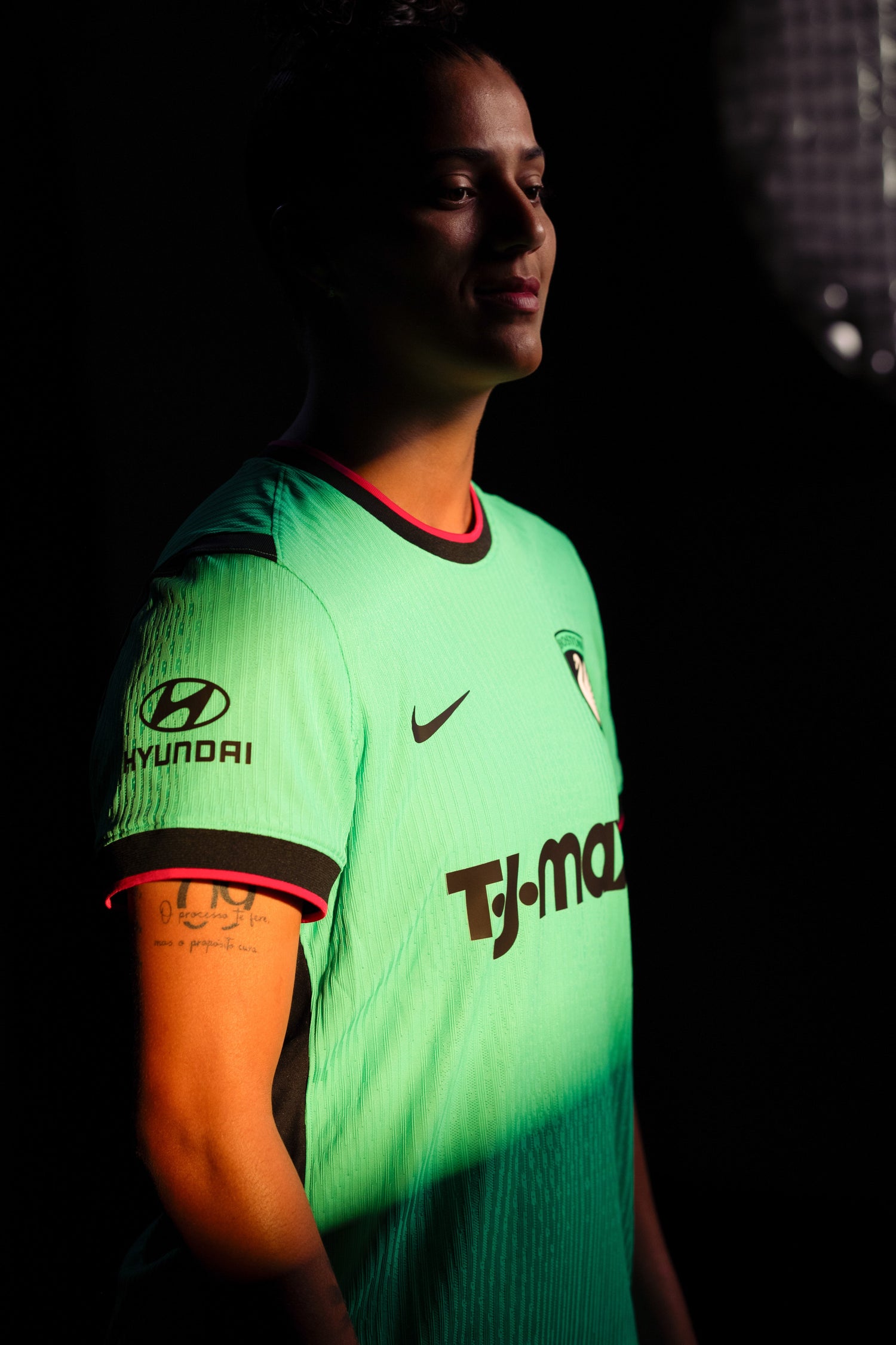 Group of soccer players in kits