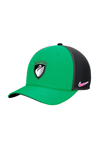 Boston Legacy FC x Nike 2026 First Light Rise Trucker Hat