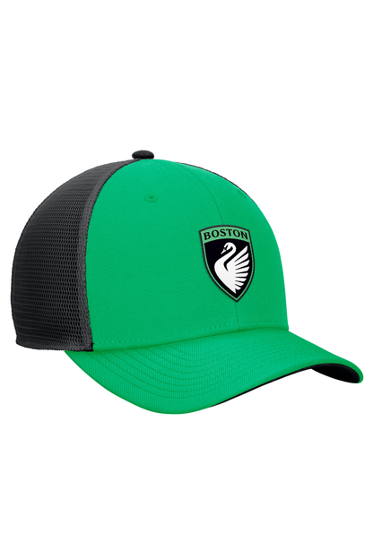 Boston Legacy FC x Nike 2026 First Light Rise Trucker Hat
