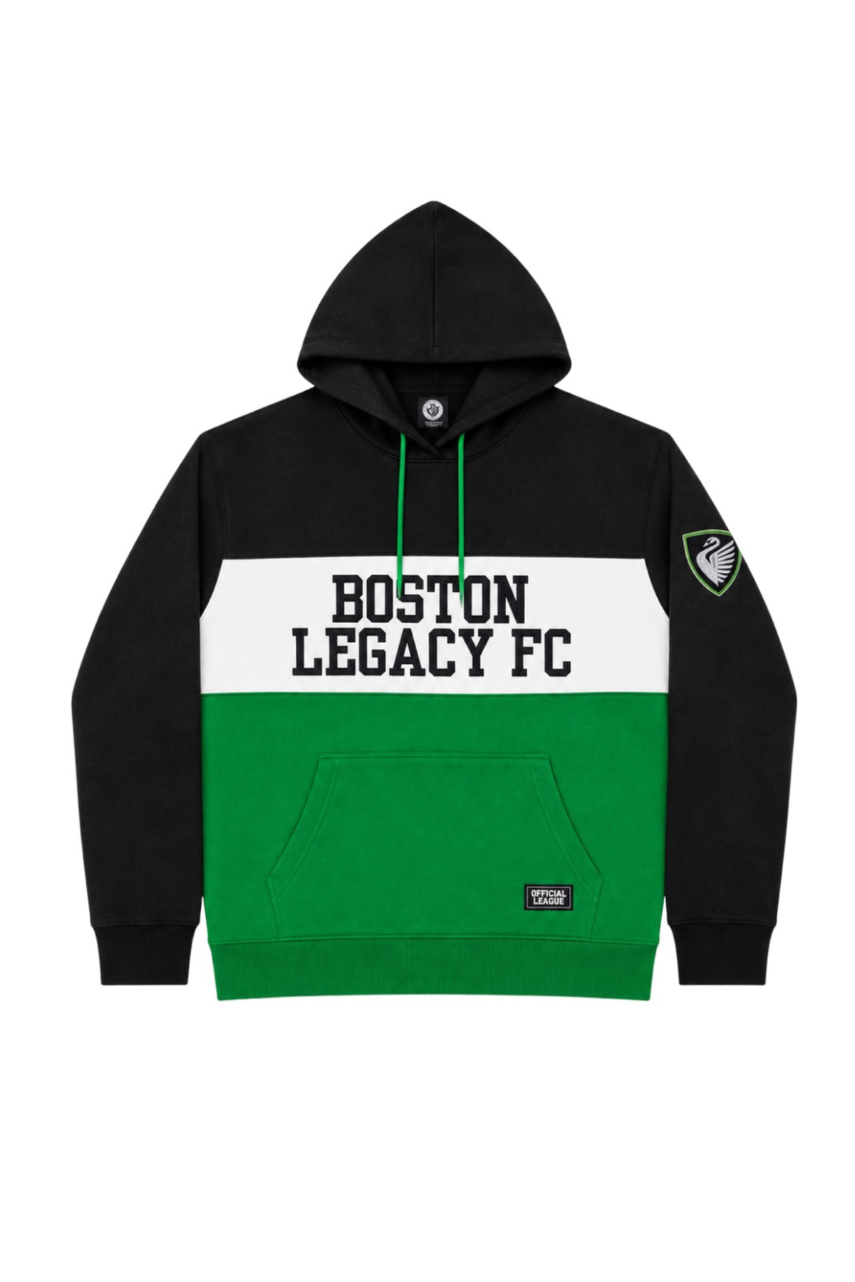 Boston Legacy FC x Official League Heavyweight Colorblock Hoodie
