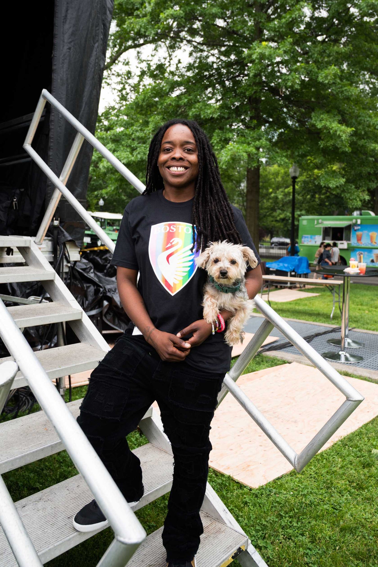 Boston Legacy FC Hand-Blended Pride Sueded Tee