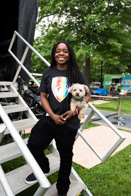Boston Legacy FC Hand-Blended Pride Sueded Tee