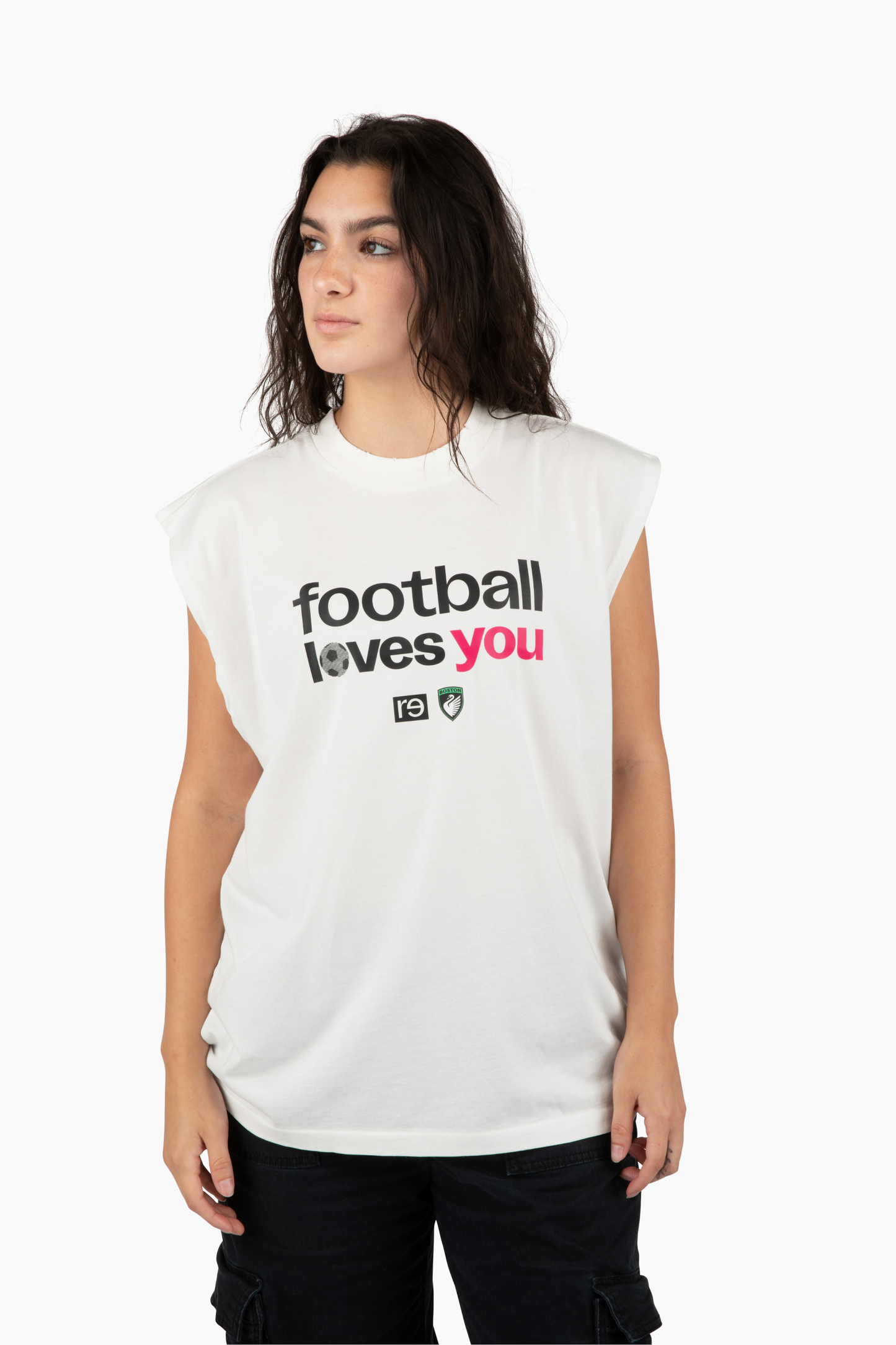 Boston Legacy FC x RE-INC Pride Tank "Football Loves You"