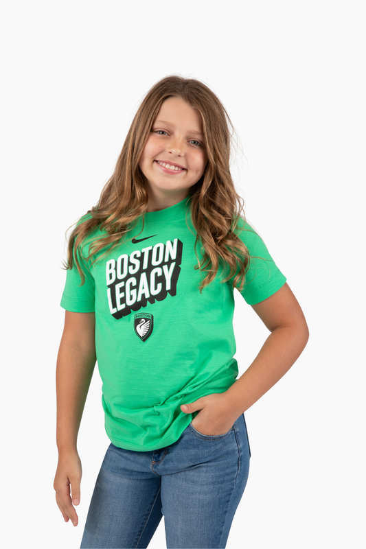 Boston Legacy FC x Nike Youth First Light Tee