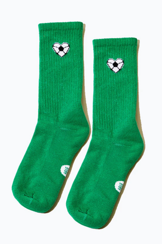 ABLE MADE Soccer Love Crew Socks