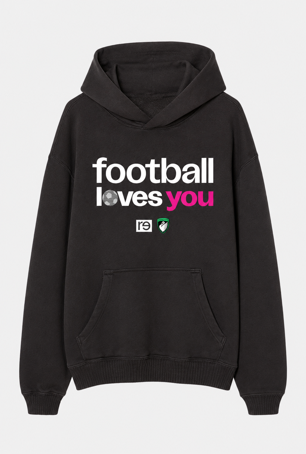 Boston Legacy FC x RE-INC Pride Hoodie "Football Loves You"