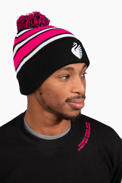 Boston Legacy FC Winter Knit Swan Beanie