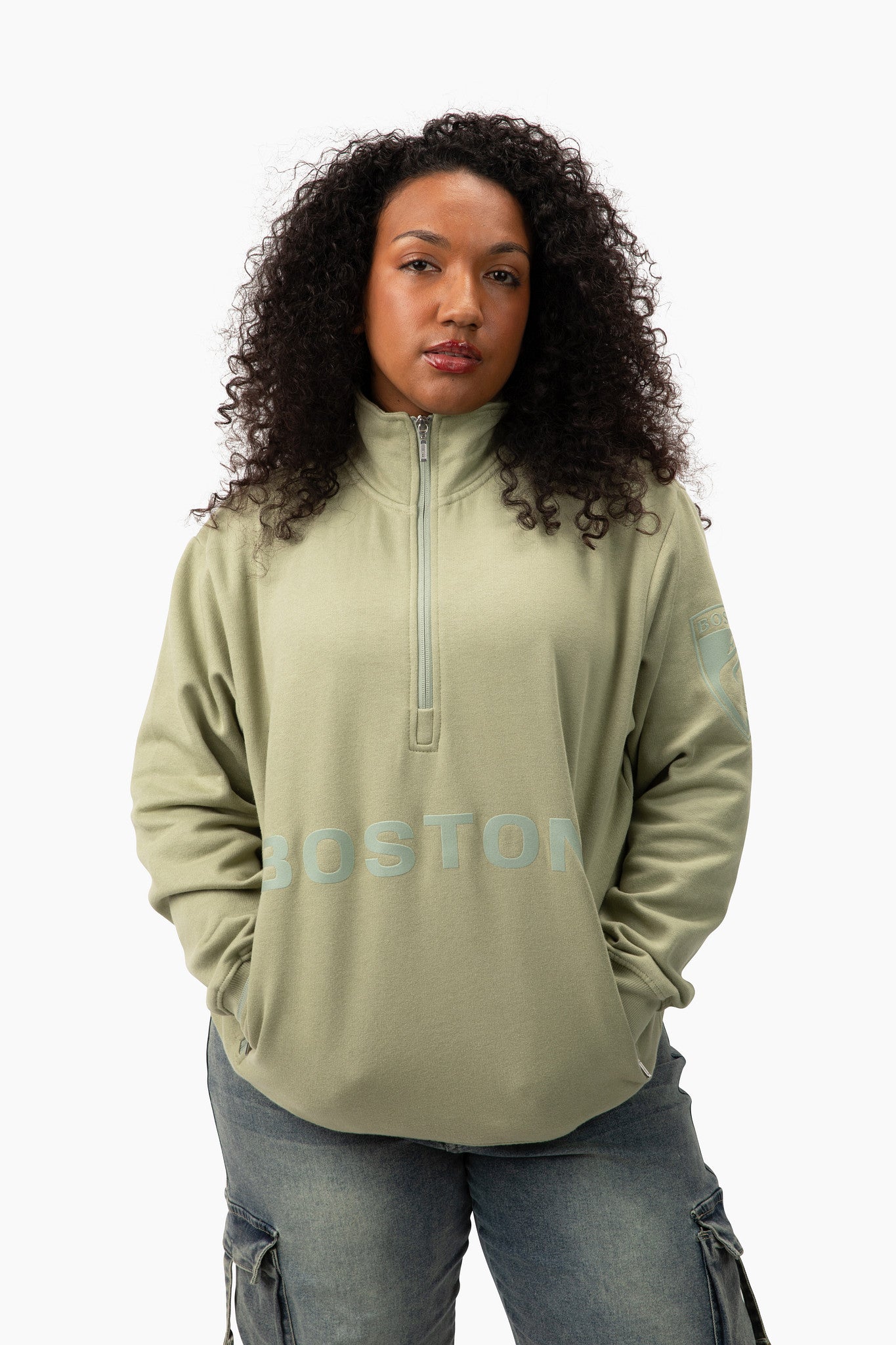 Sportiqe x Boston Legacy FC Sainz Quarter Zip