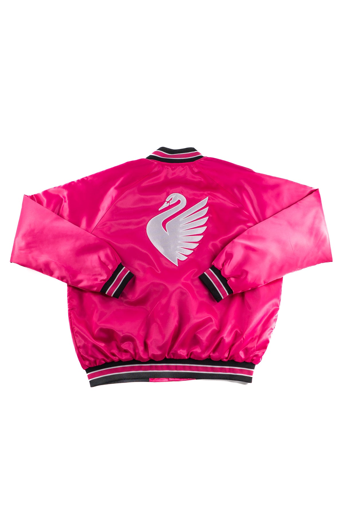 Boston Legacy FC x Official League Pink Satin Jacket