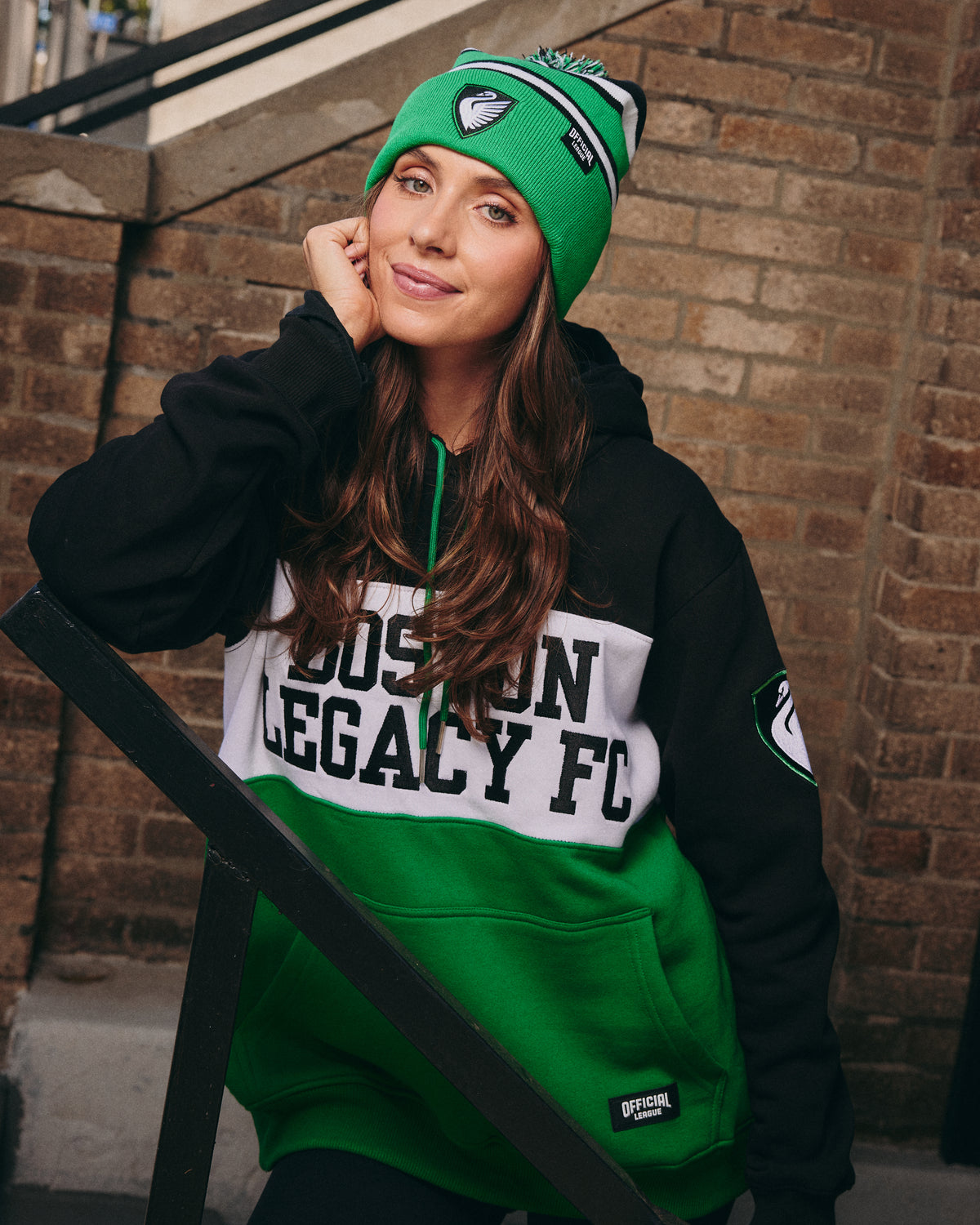 Boston Legacy FC x Official League Pom Beanie