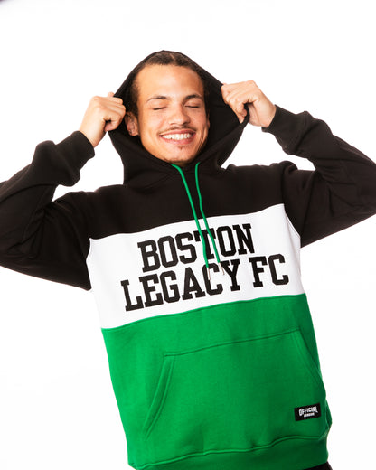 Boston Legacy FC x Official League Heavyweight Colorblock Hoodie