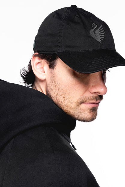 Boston Legacy FC Tonal Swan Cap in Black