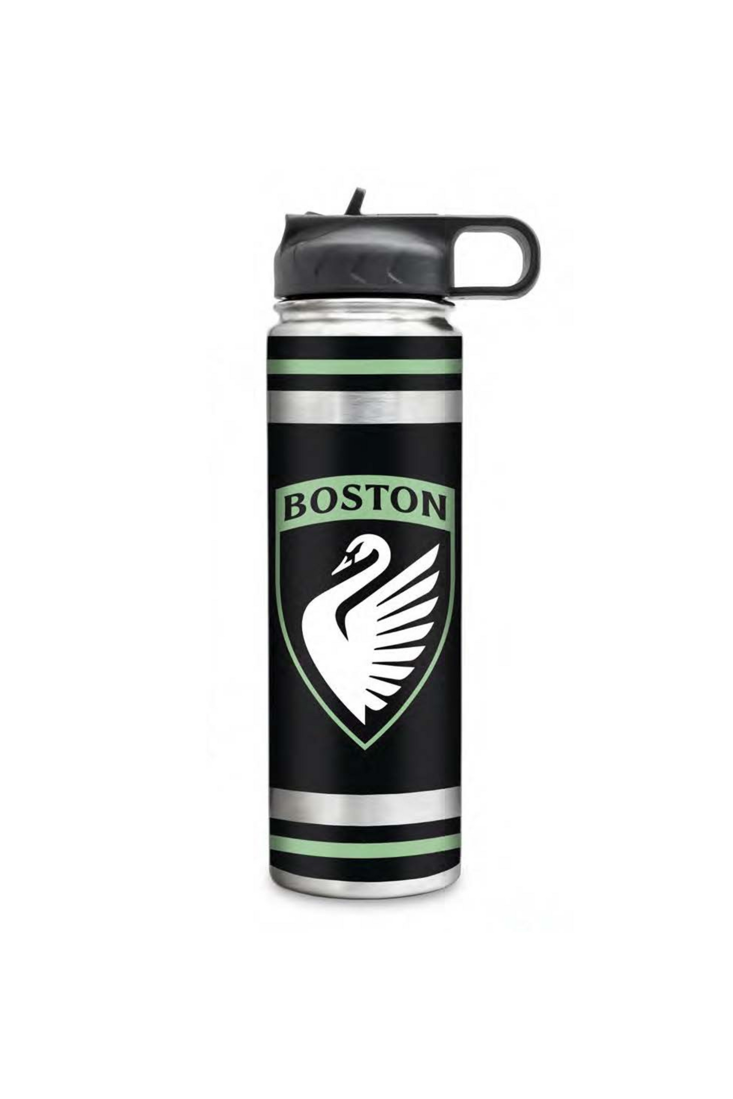 Boston Legacy FC 22 Oz Stainless Steel Water Bottle