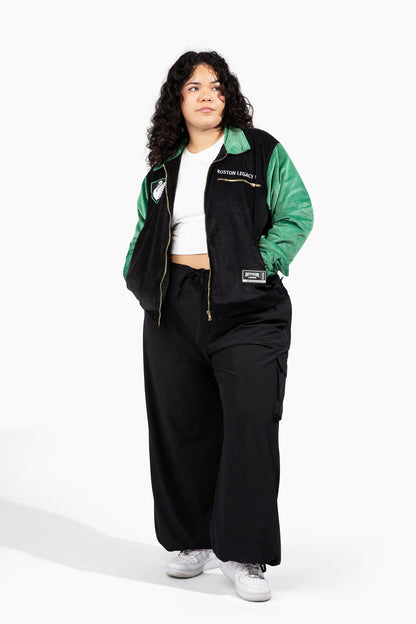 Official League x Boston Legacy FC Boston Belongs to Her Varsity Jacket