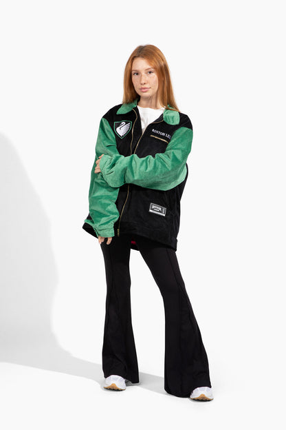 Official League x Boston Legacy FC Boston Belongs to Her Varsity Jacket
