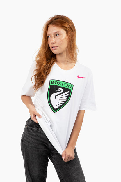 Boston Legacy FC Nike Unisex White Cotton Tee