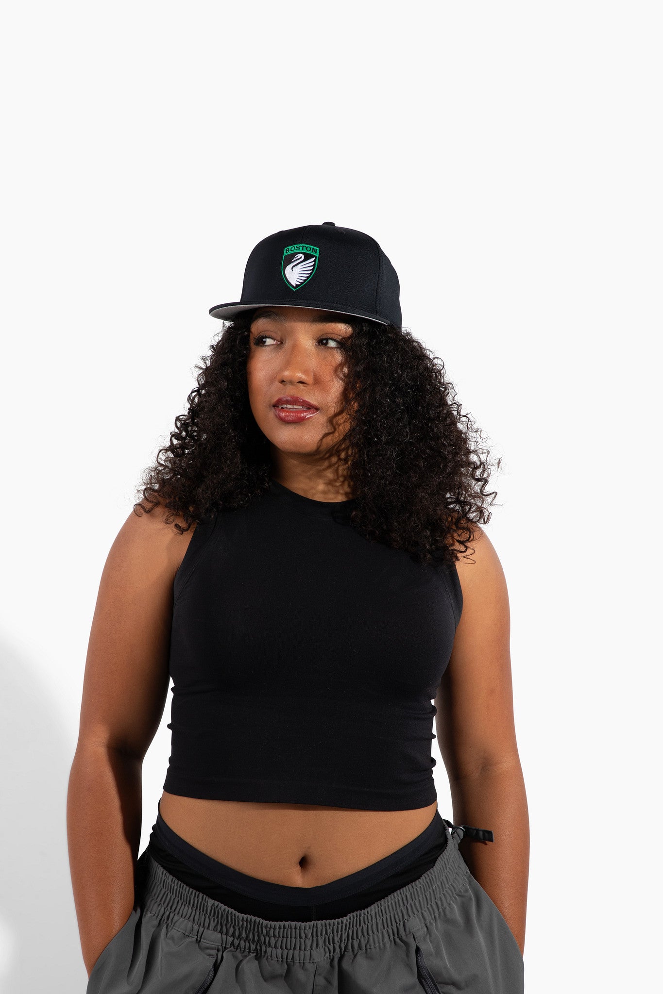Boston Legacy FC Crest Fitted Flat Brim