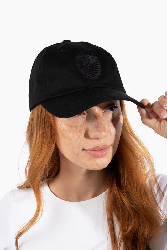 Boston Legacy FC Tonal Crest Cap in Black