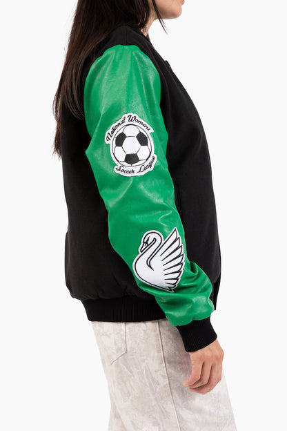 Boston Legacy FC Patchwork Letterman Jacket