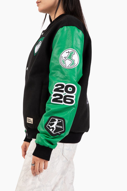 Boston Legacy FC Patchwork Letterman Jacket