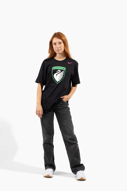Boston Legacy FC Nike Unisex Black Cotton Tee
