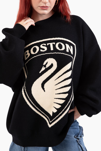 Boston Legacy FC Emblem Essentials Knit Sweater