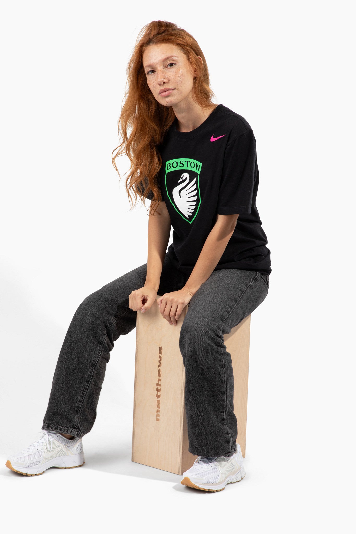 Boston Legacy FC Nike Unisex Black Cotton Tee