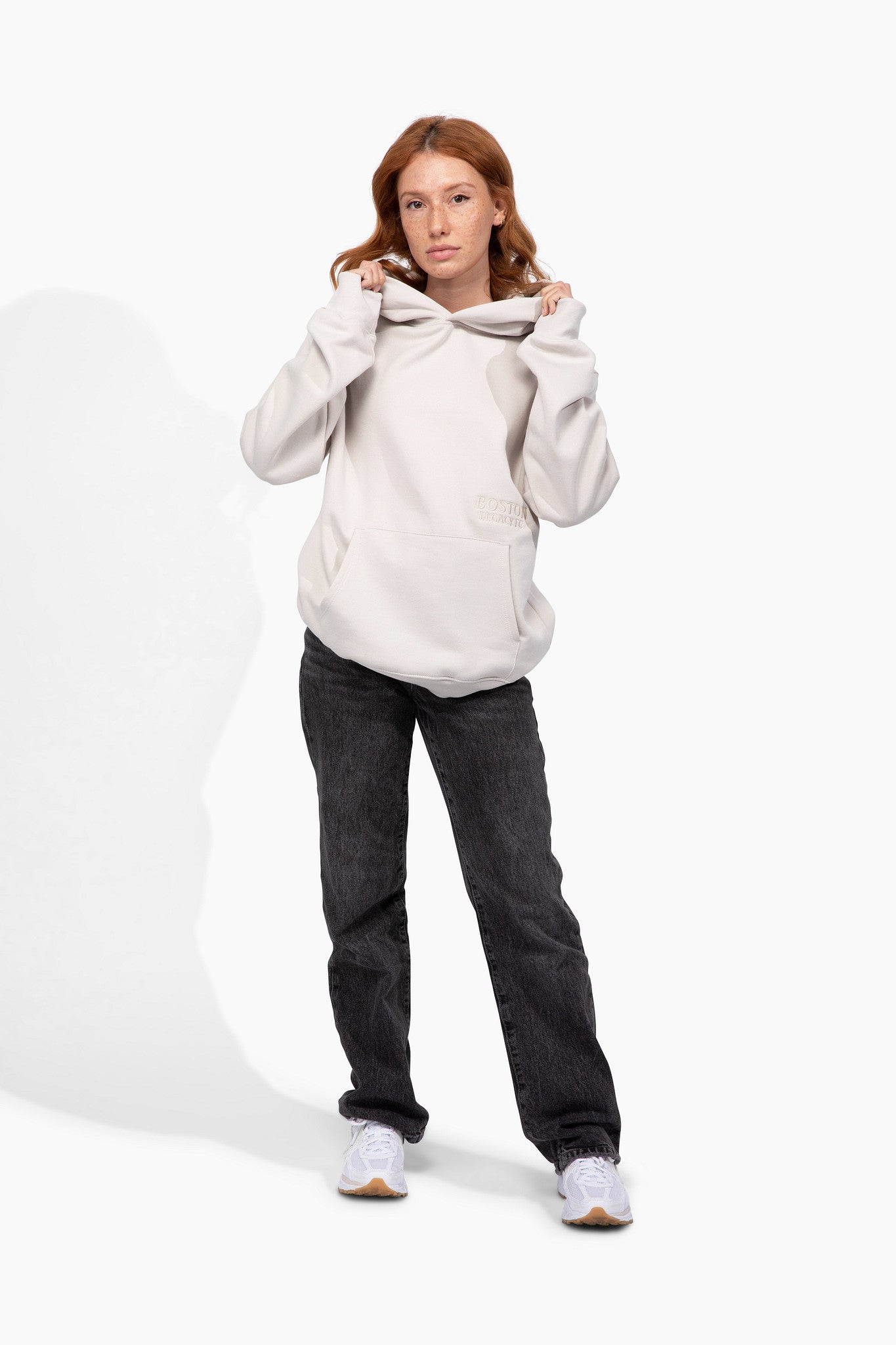 Magalí Capdevila Muntadas From Barcelona to Boston Heavyweight Ivory Hoodie