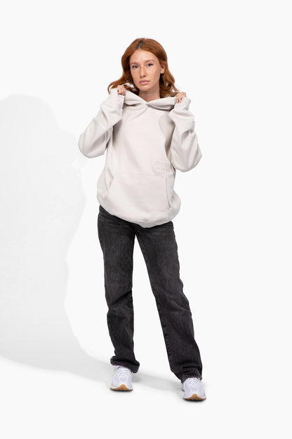 Magalí Capdevila Muntadas From Barcelona to Boston Heavyweight Ivory Hoodie