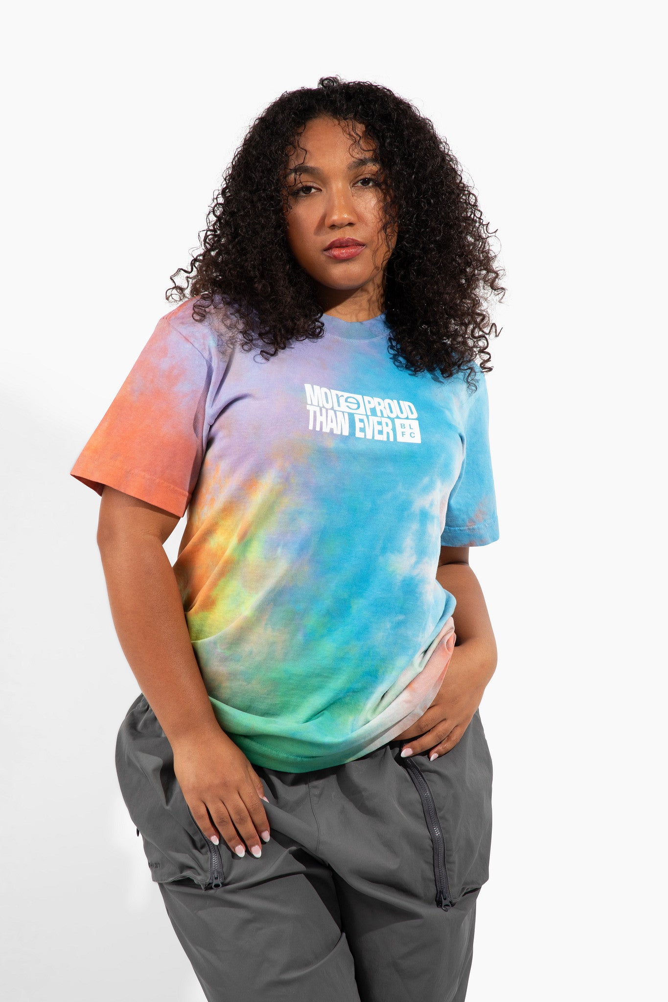 RE—INC x BLFC More Proud Than Ever Pride Tie Dye Tee