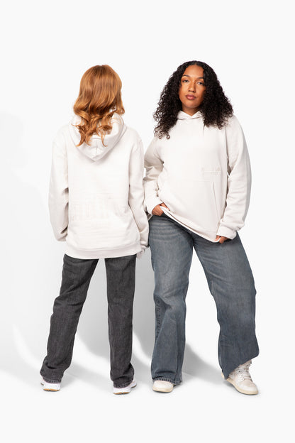 Magalí Capdevila Muntadas From Barcelona to Boston Heavyweight Ivory Hoodie