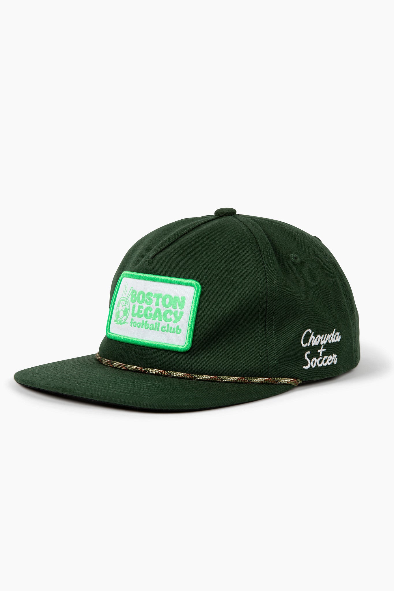 Boston Legacy FC Chowdah and Soccer Flat Brim