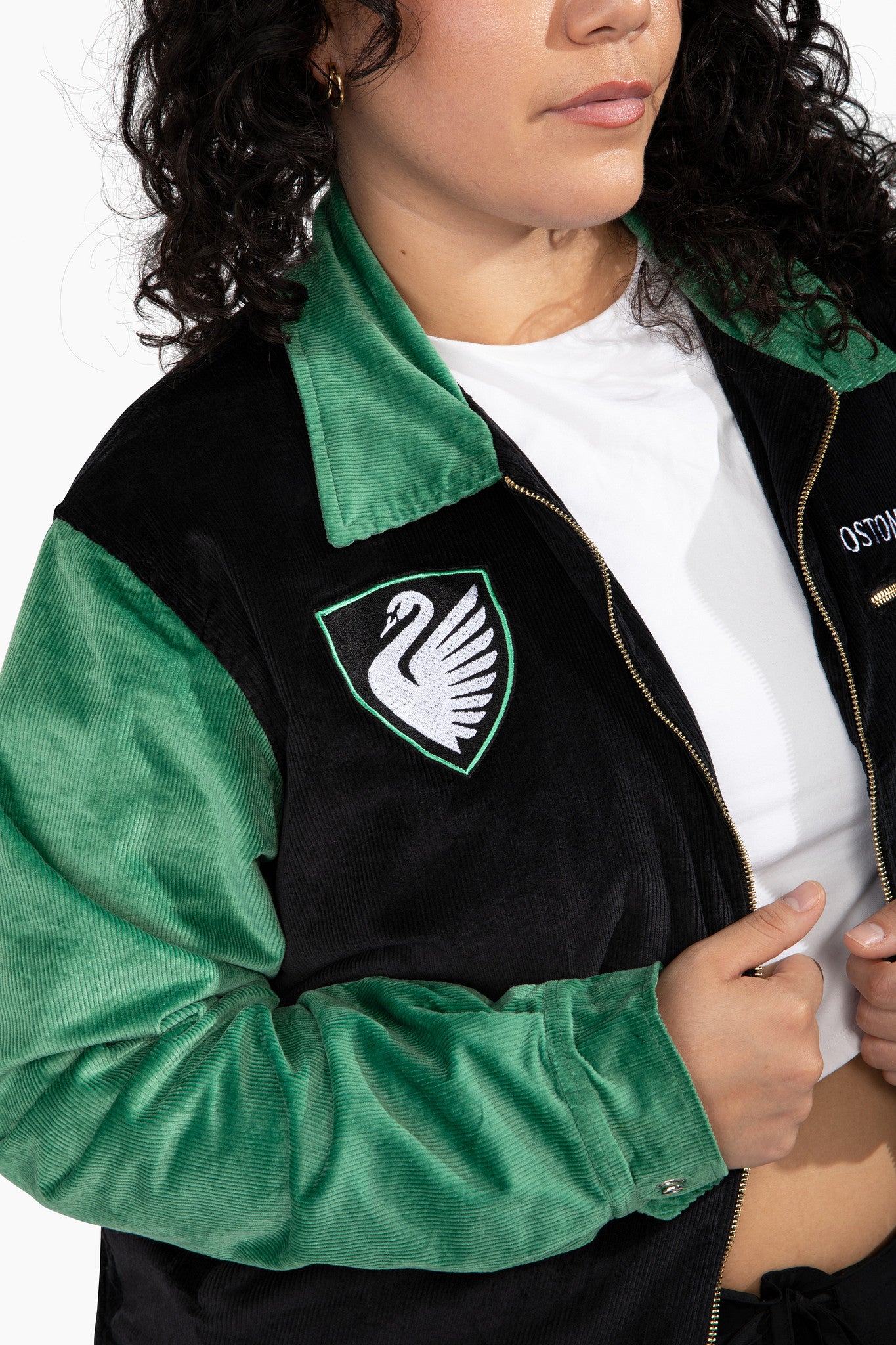 Official League x Boston Legacy FC Boston Belongs to Her Varsity Jacket